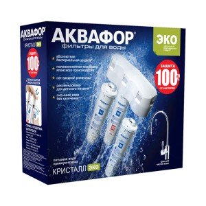 Проточная система АКВАФОР Кристалл Эко (без крана)